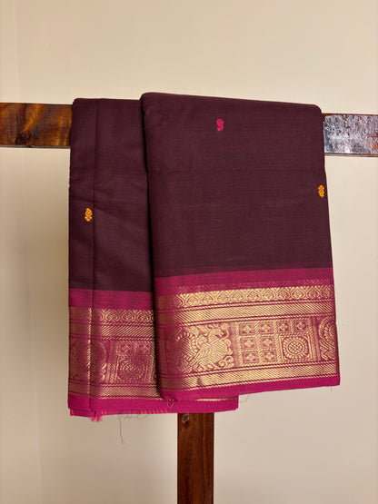 Kanchi - Burgandy & Magenta