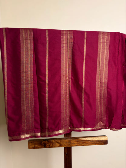 Premium Crape Silk - Maroon
