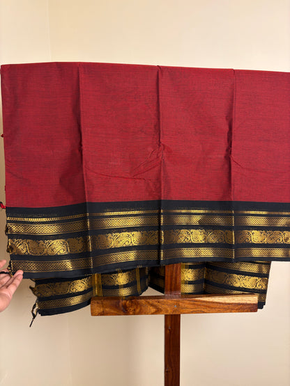 Kanchi - Deep Red & Black