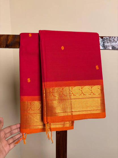 Kanchi - Rani Pink & Yellow