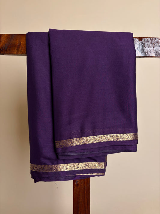 Premium Crape Silk - Violet