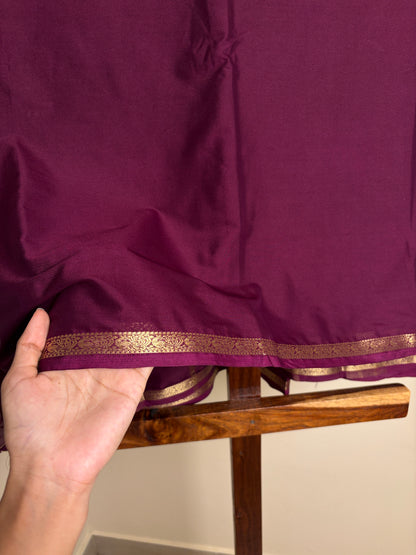 Premium Crape Silk - Wine