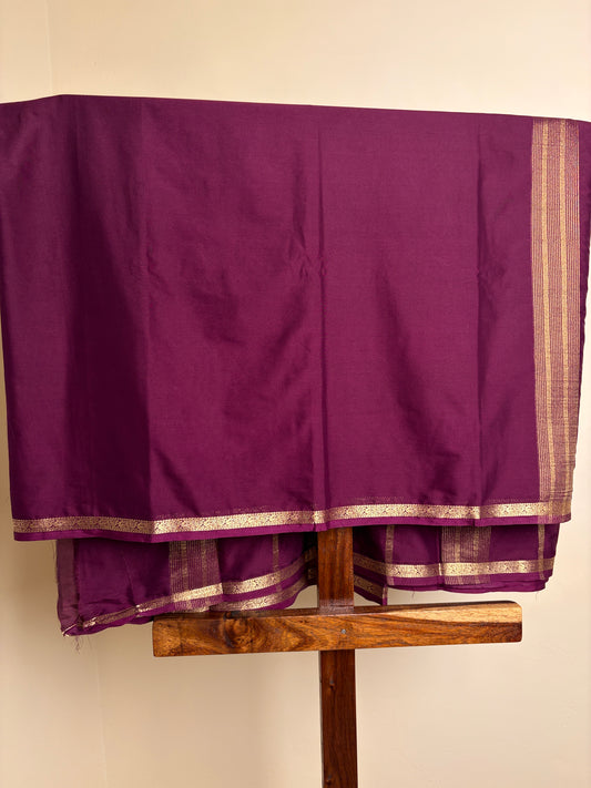 Premium Crape Silk - Wine