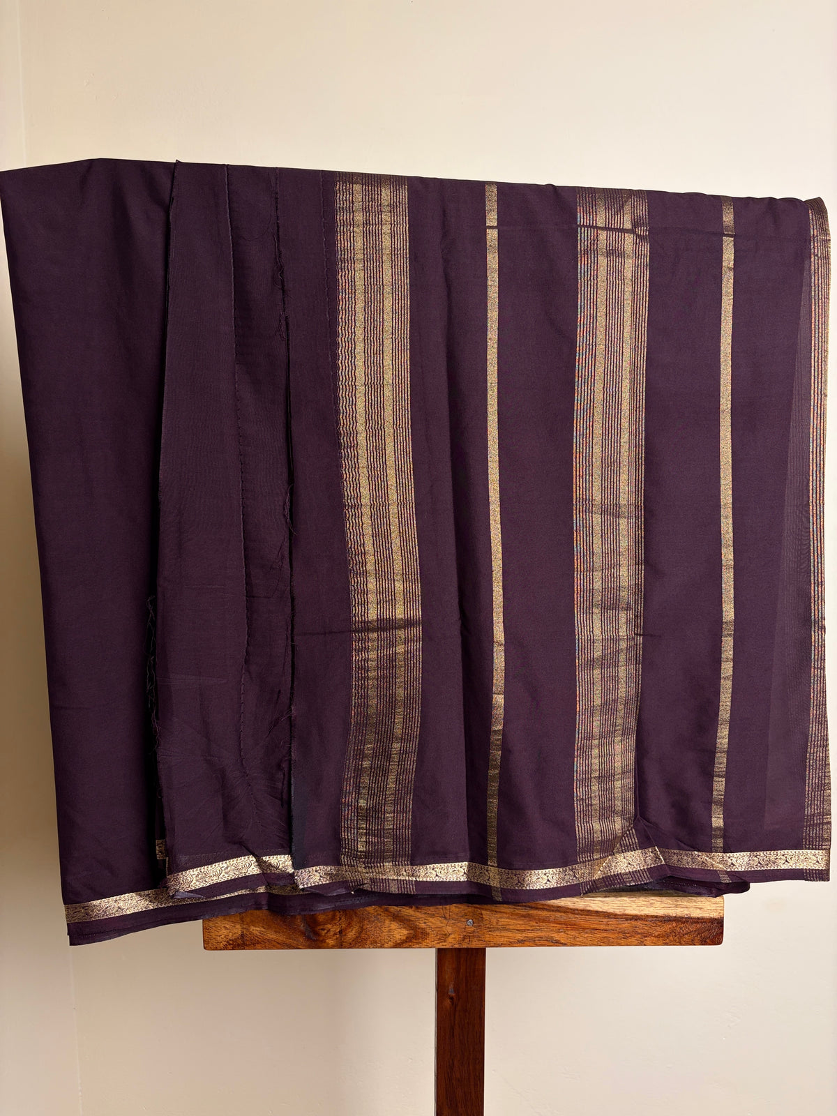 Premium Crape Silk - Aubergine