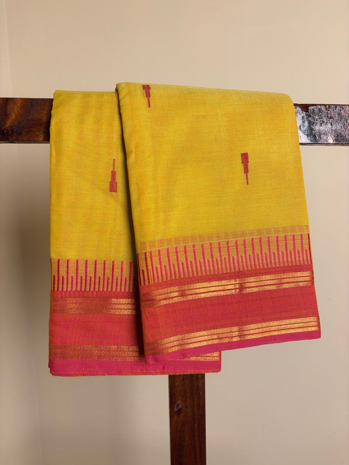 Kanchi - Yellow & Peach