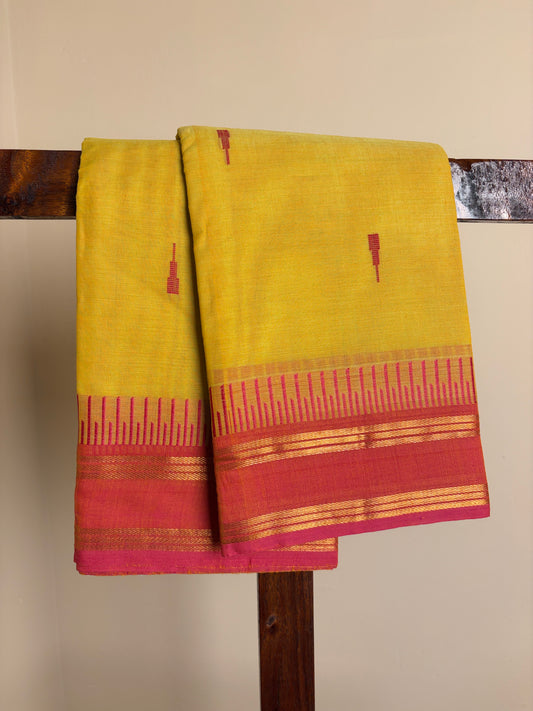 Kanchi - Yellow & Peach
