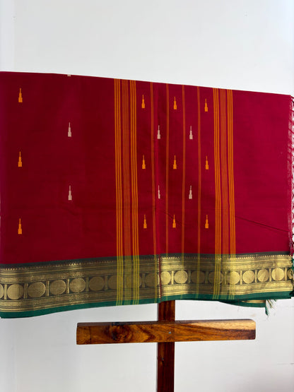 Kanchi - Red & Green