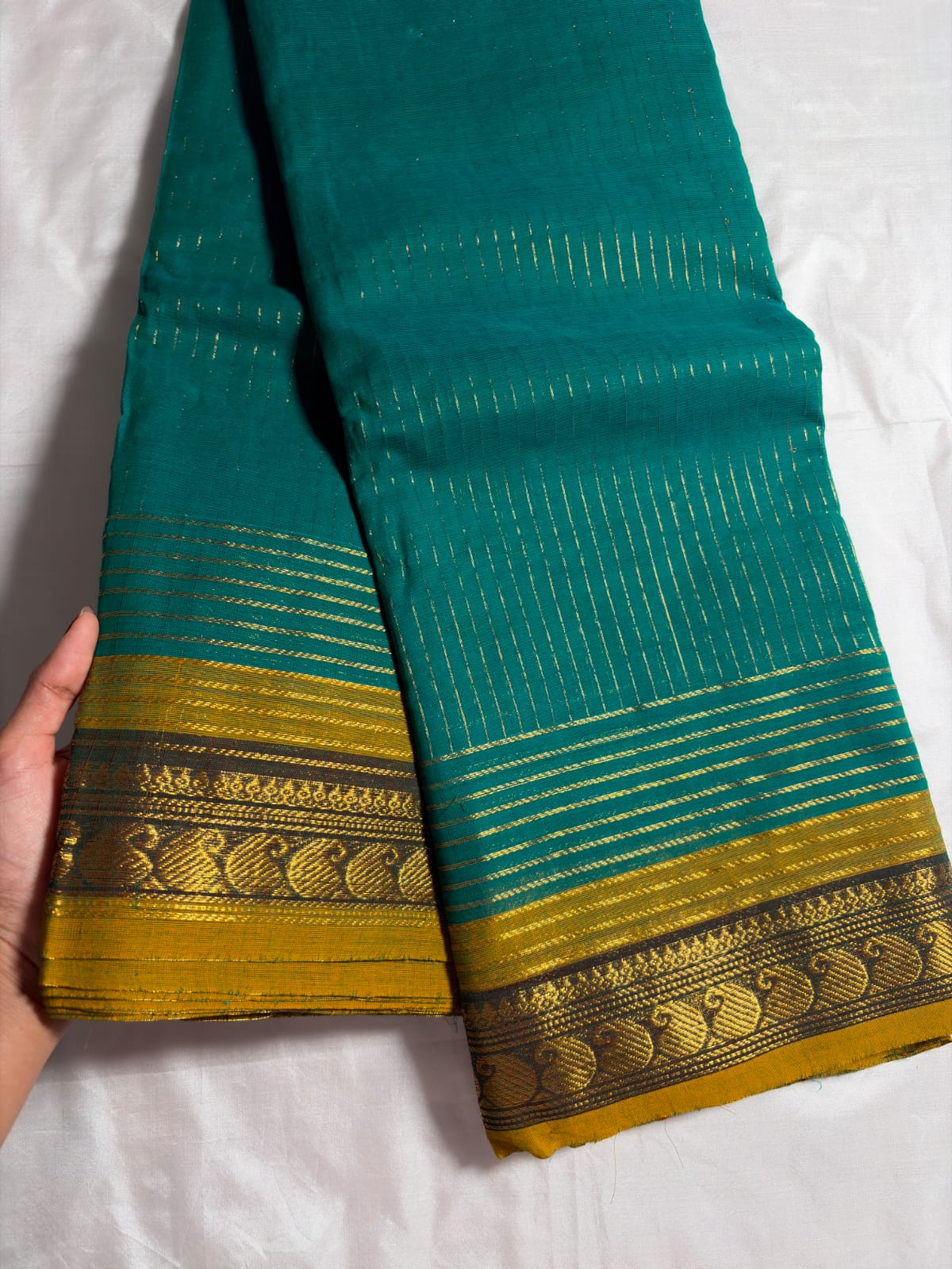 Premium Kanchi - Teal Green