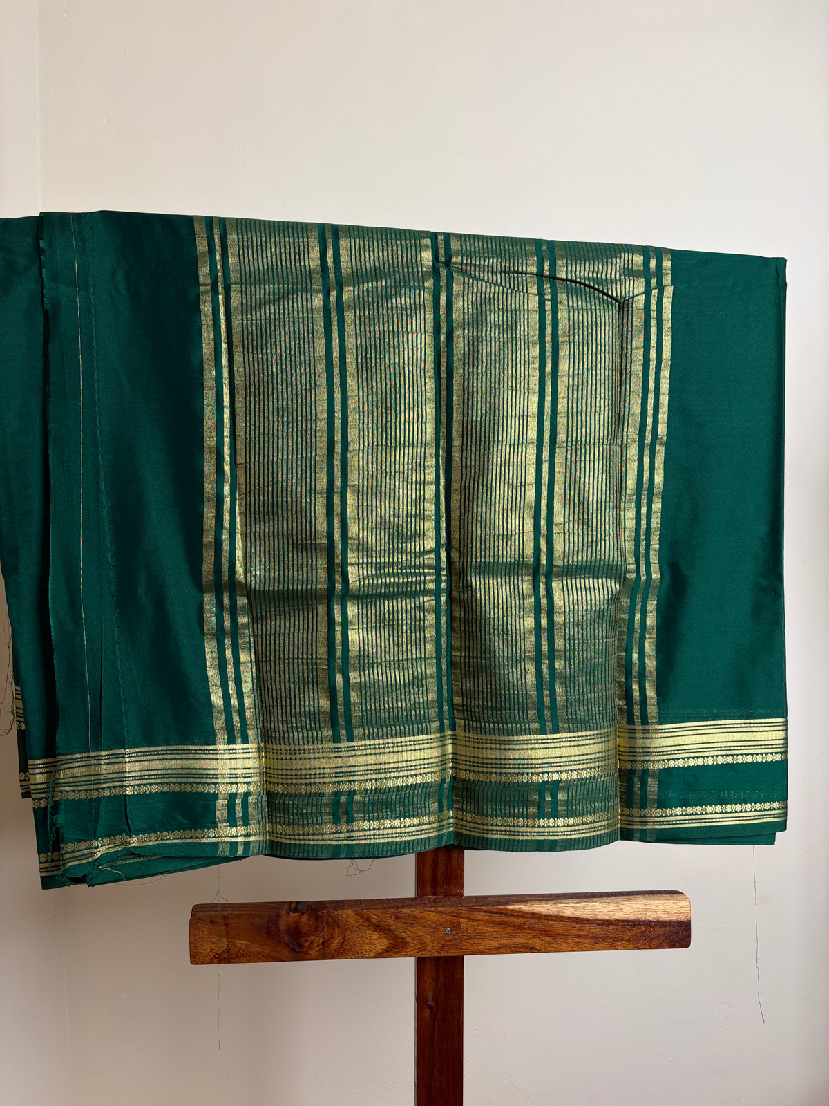 Premium Crape Silk - Bottle Green