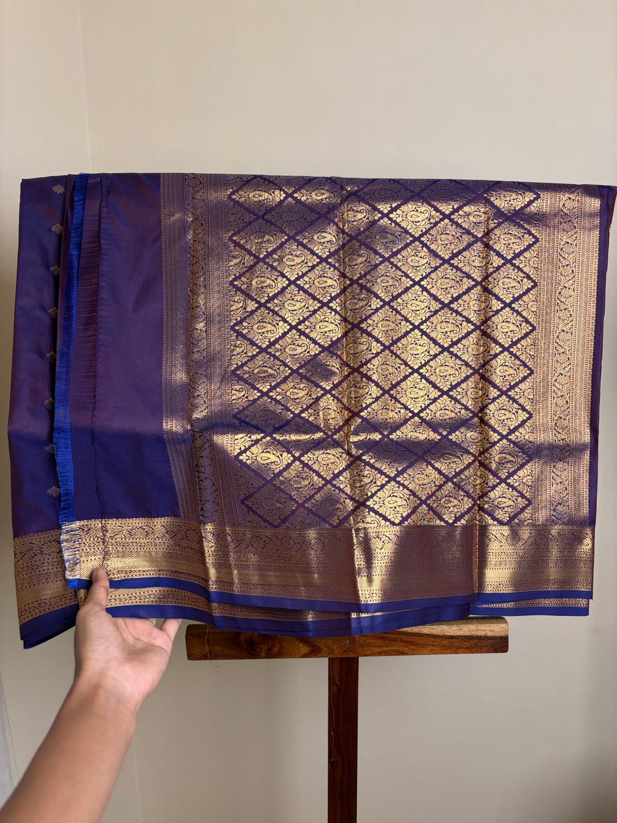 Semi Silk - Purple & Blue Dual Tone