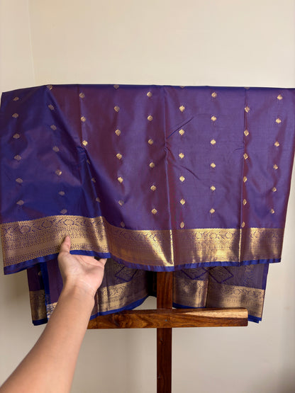 Semi Silk - Purple & Blue Dual Tone