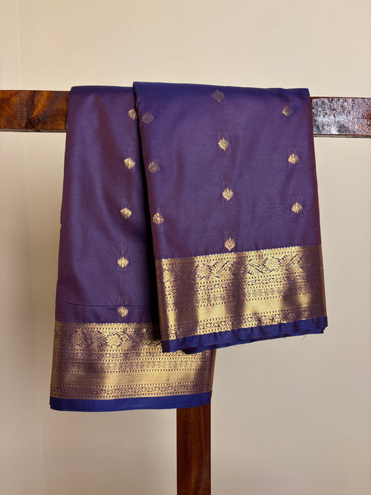 Semi Silk - Purple & Blue Dual Tone