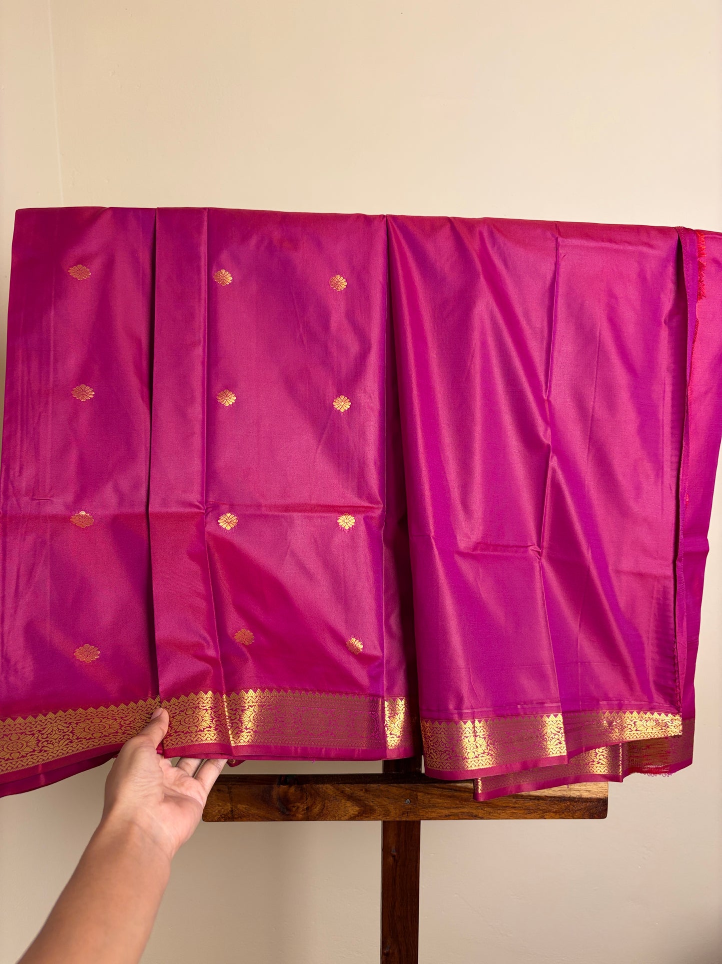 Semi Silk - Hot Pink & Red dual Tone