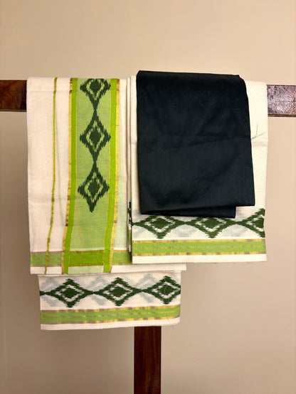 Set Mundu - Leaf Green