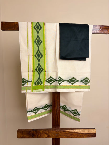 Set Mundu - Leaf Green