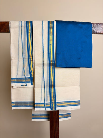 Set Mundu - Blue