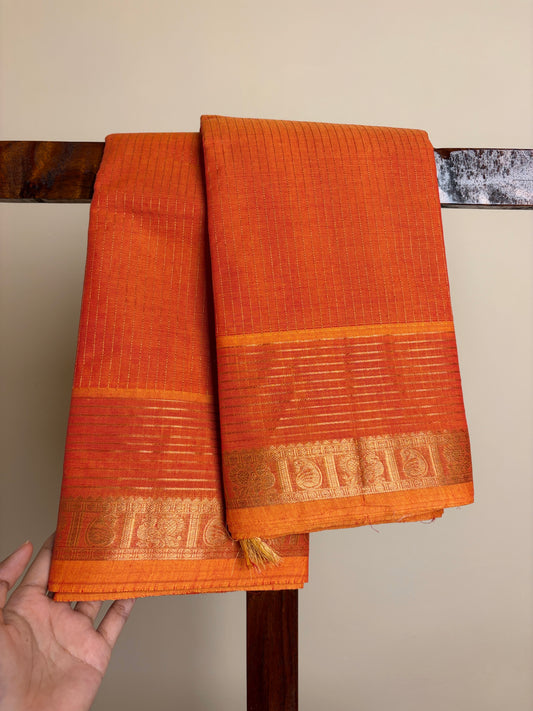 Premium Kanchi - Orange Yellow Tone