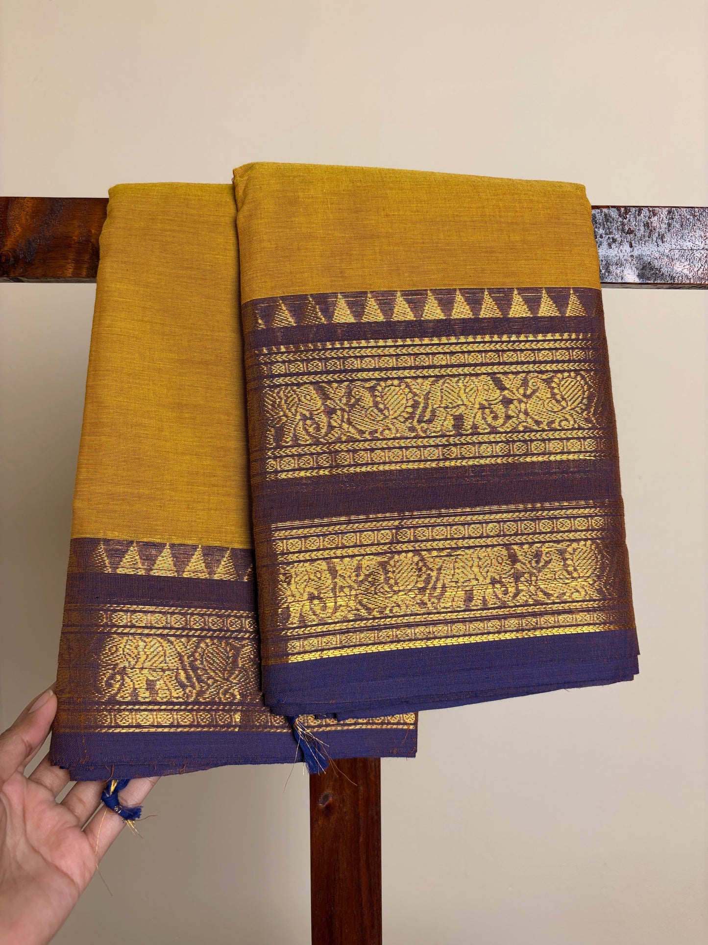 Kanchi - Mustard & Violet