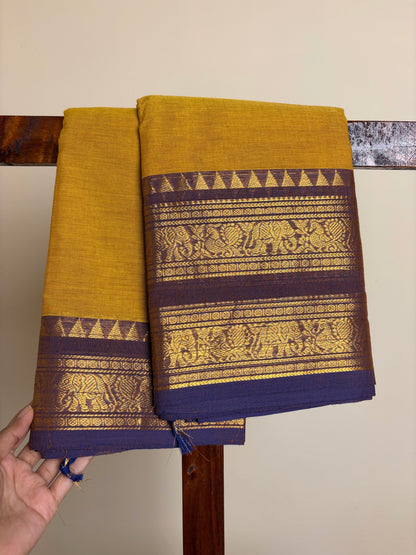 Kanchi - Mustard & Violet