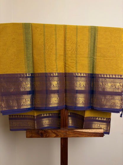 Kanchi - Mustard & Violet