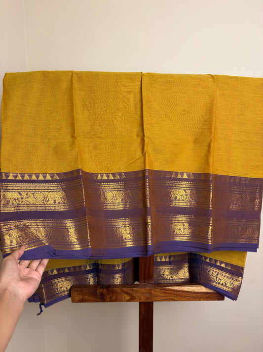 Kanchi - Mustard & Violet