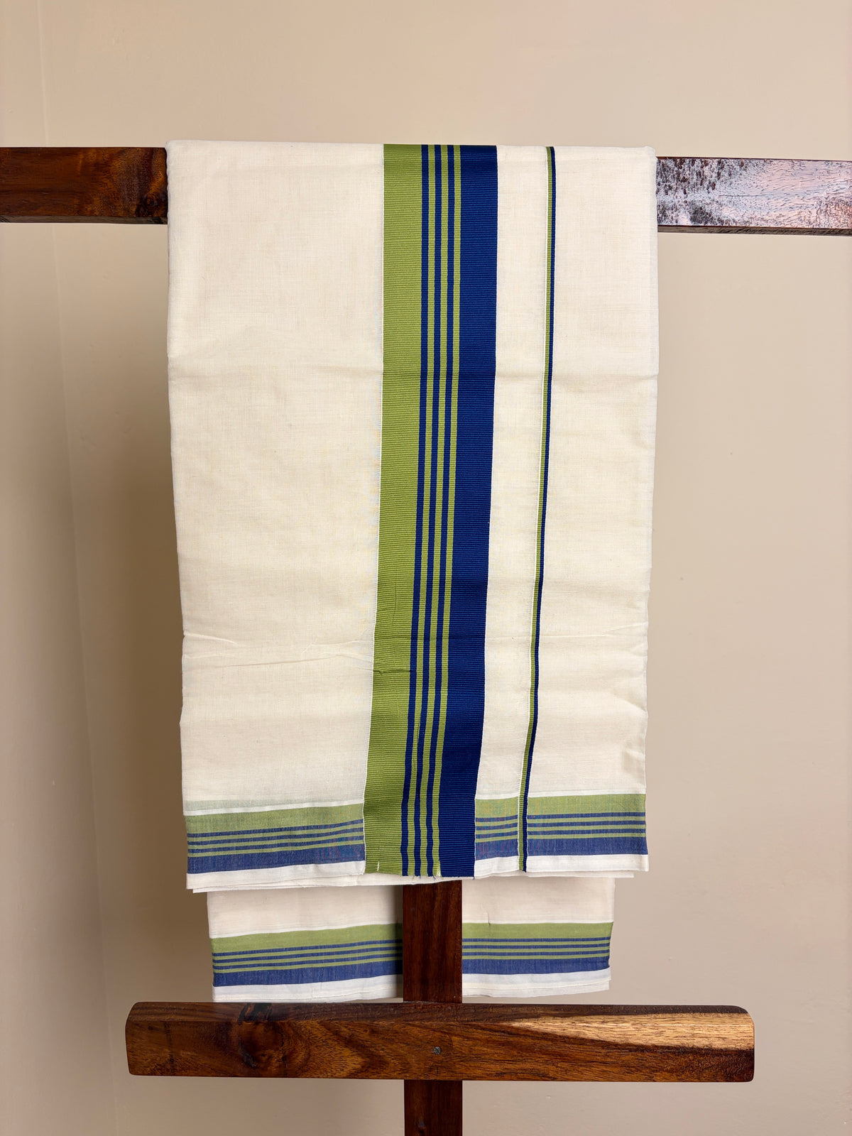 Set Saree - Green & Blue