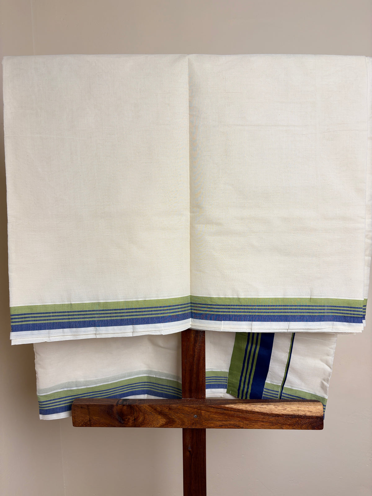 Set Saree - Green & Blue
