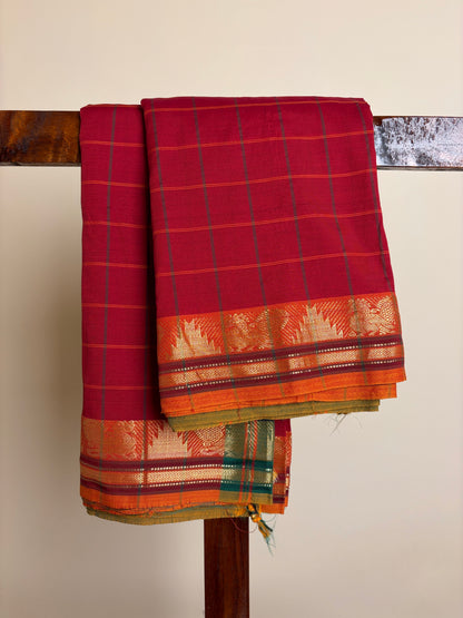 Kanchi - Red & Green