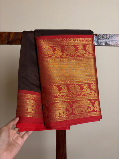 Narayanpett - Brown & Red