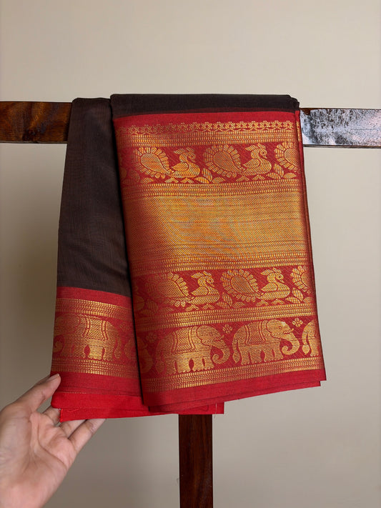 Narayanpett - Brown & Red