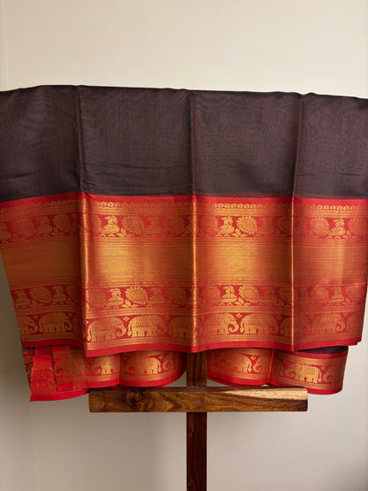 Narayanpett - Brown & Red