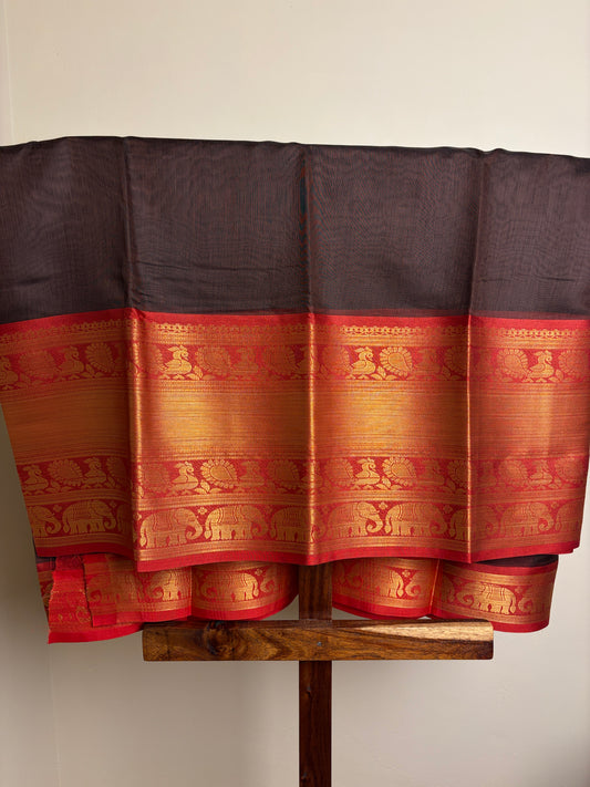 Narayanpett - Brown & Red