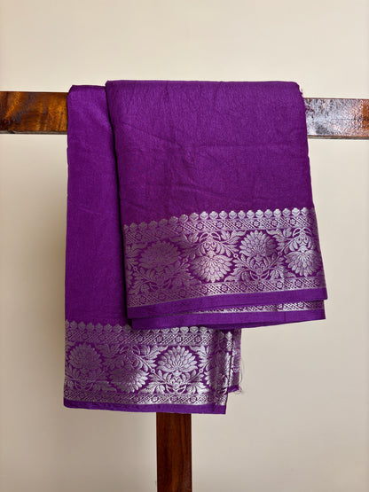 Banarasi silk - Purple