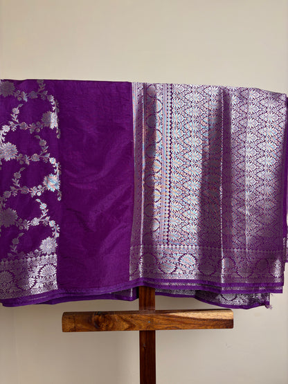 Banarasi silk - Purple