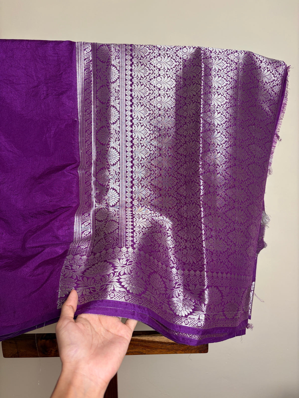 Banarasi silk - Purple