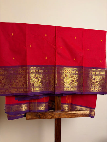 Kanchi - Red & Violet