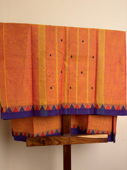 Chettinad - Orange & Violet