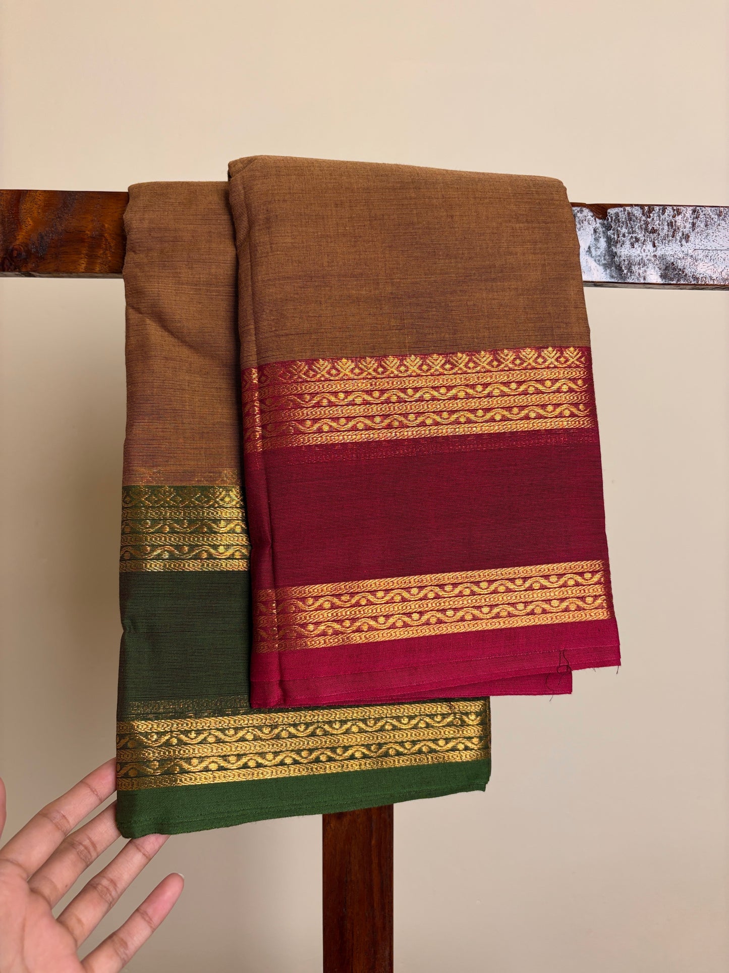 Kanchi - Green & Magenta