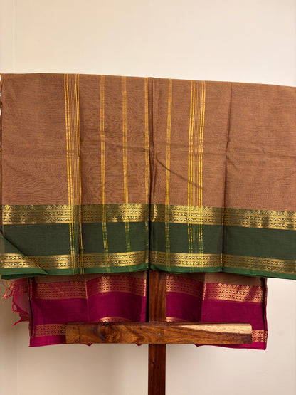 Kanchi - Green & Magenta