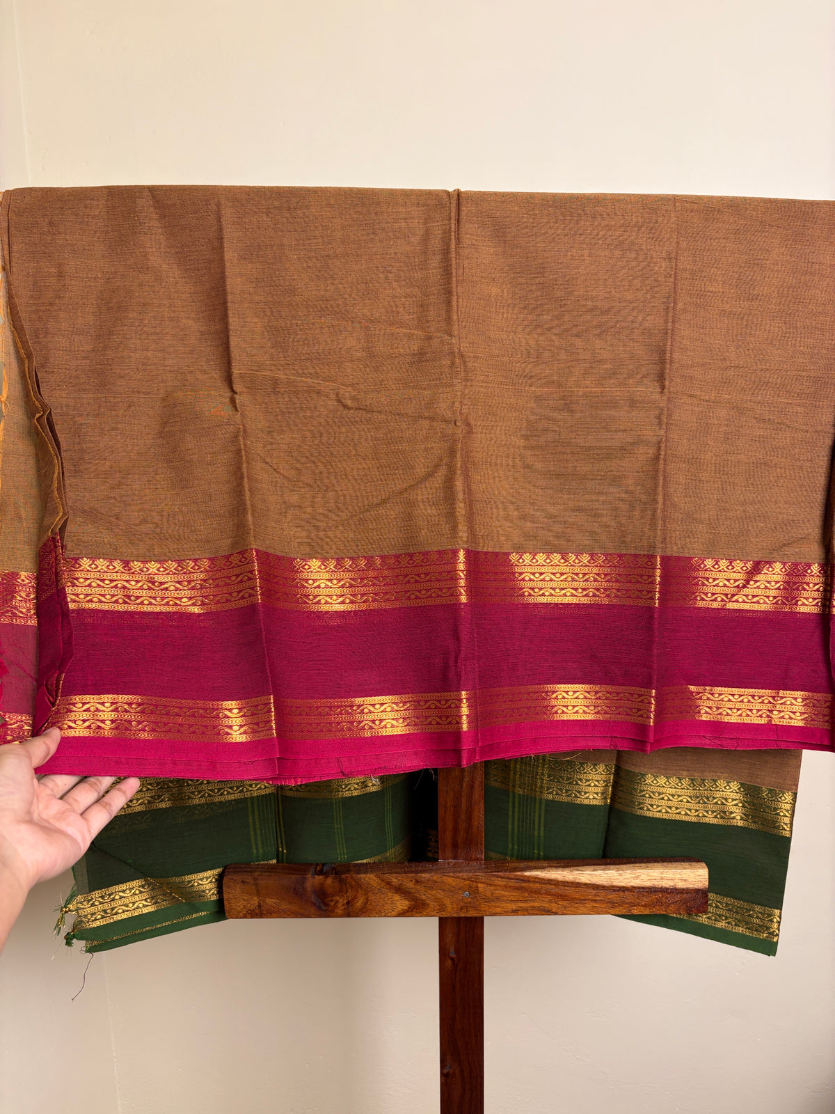 Kanchi - Green & Magenta